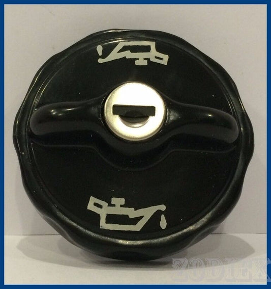 Black Locking Oil Cap with Grip for BMC